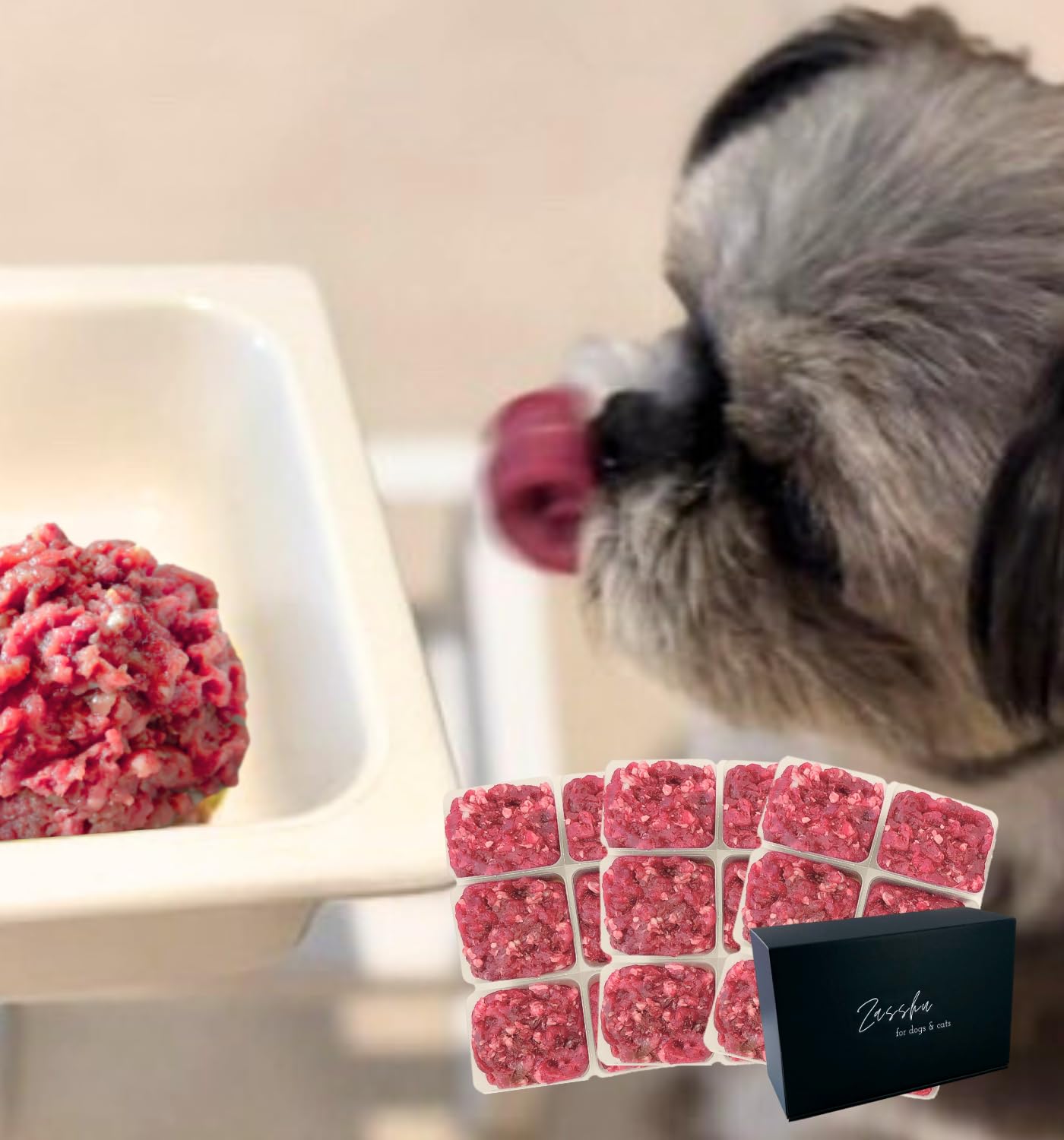 Amazon.co.jp: Zasshu 馬肉ミンチ 小分けトレー ミンチ トレイ 犬用 犬